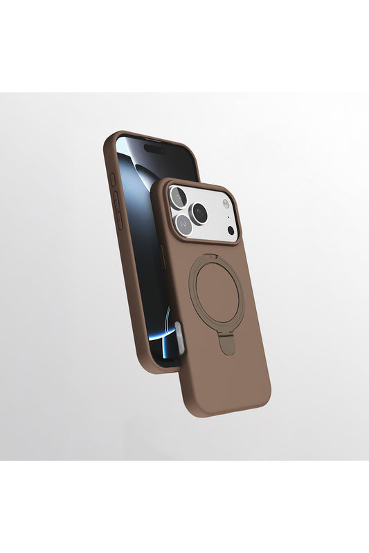 iPhone 17 Pro Max Case Magnetic Charging Ring Stand - Samara Cover