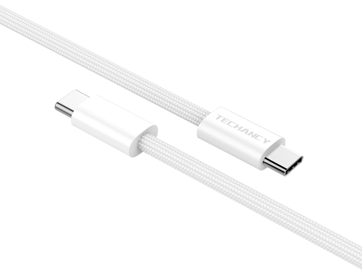 Techancy USB-C to USB-C Cable TB4764 1M PD 60W, Locked, Fast Charging