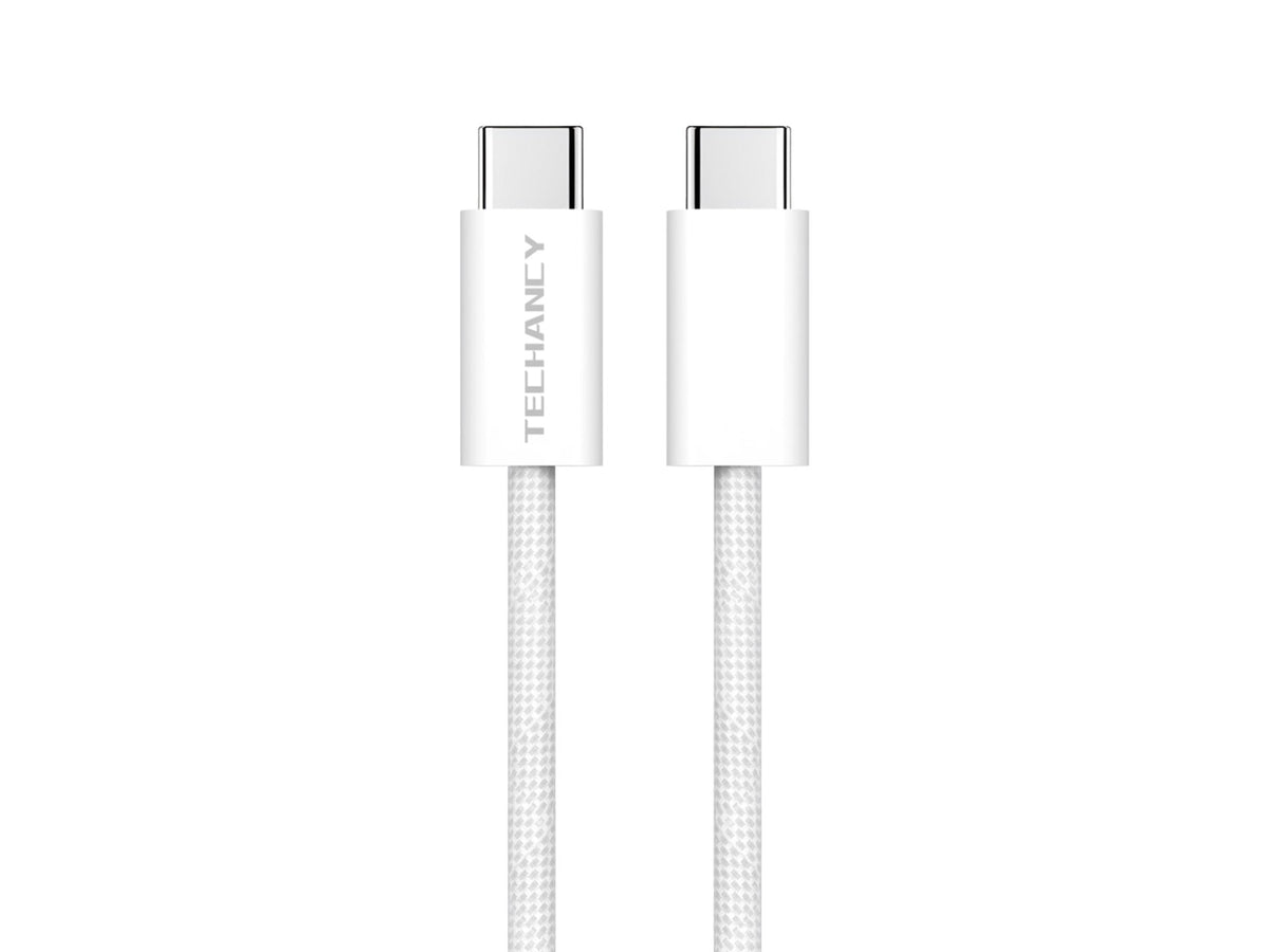 Techancy USB-C to USB-C Cable TB4764 1M PD 60W, Locked, Fast Charging